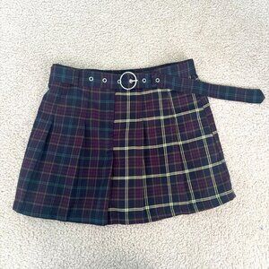 Plaid Punk Mini Skirt Womens M Grunge Indie Sleaze Y2K